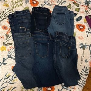 6 pairs size 14 jeans *read description*